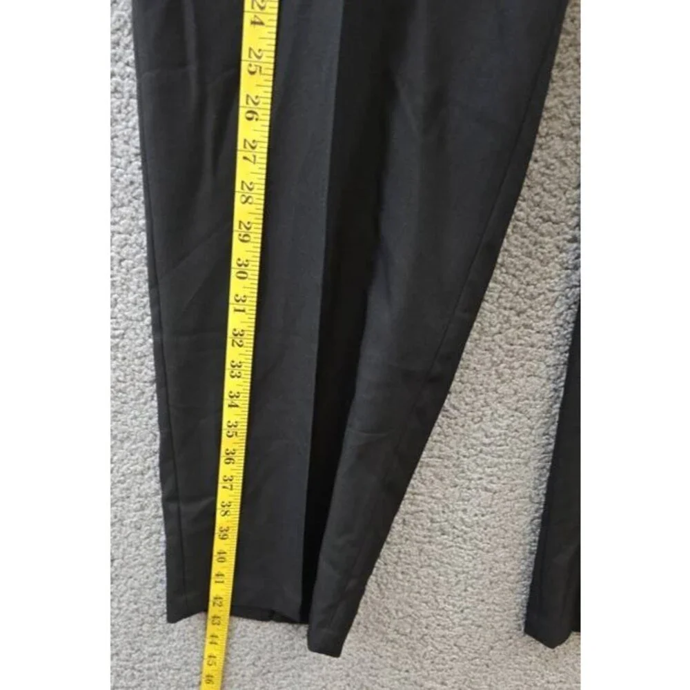 Haggar Smart Wash Classic Fit Suit Separates Pants Men's 44x30 Black Hook & Bar